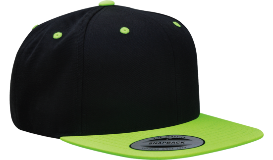 K.I.K. STAMP LOGO YUPOONG FLAT BILL SNAPBACK