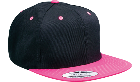 K.I.K. STAMP LOGO YUPOONG FLAT BILL SNAPBACK