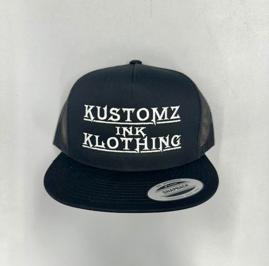 KUSTOMZ INK KLOTHING YUPOONG FLAT BILL SNAPBACK