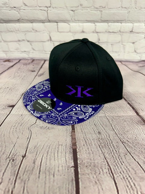 DECKY SNAPBACKS WITH MATCHING K.I.K. LOGO